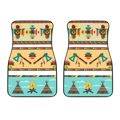 American indian Life Pattern Car Floor Mats