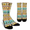 American indian Life Pattern Crew Socks