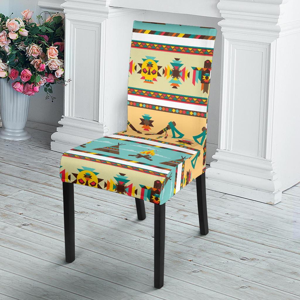 American indian Life Pattern Dinning Chair Slipper-JTAMIGO.COM