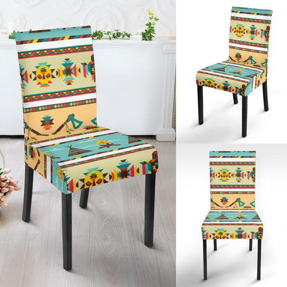 American indian Life Pattern Dinning Chair Slipper-JTAMIGO.COM