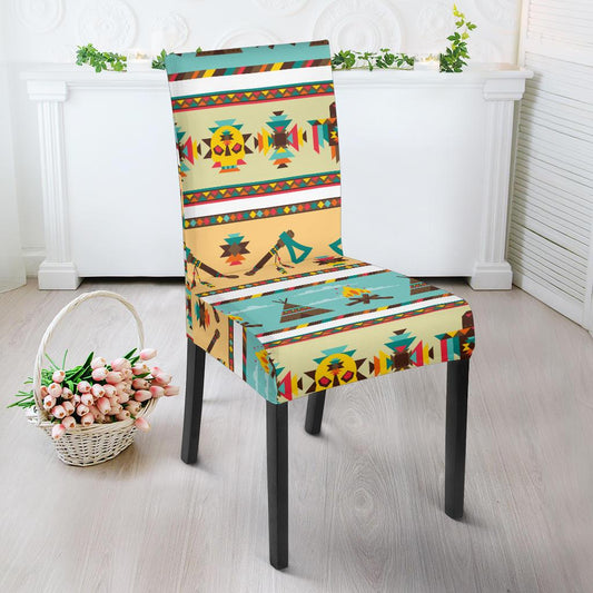 American indian Life Pattern Dinning Chair Slipper-JTAMIGO.COM