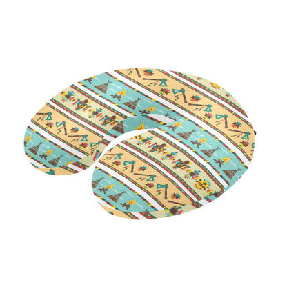 American indian Life Pattern U-Shaped Travel Neck Pillow-JTAMIGO.COM