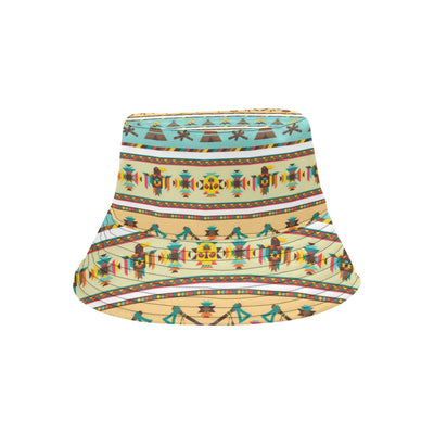 American indian Life Pattern Unisex Bucket Hat