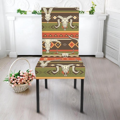 American indian Skull Animal Dinning Chair Slipper-JTAMIGO.COM