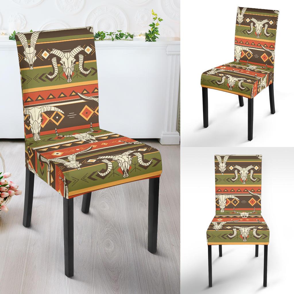 American indian Skull Animal Dinning Chair Slipper-JTAMIGO.COM