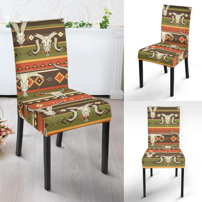 American indian Skull Animal Dinning Chair Slipper-JTAMIGO.COM