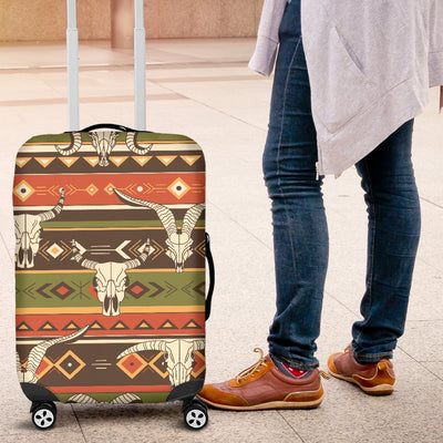 American Indian Skull Animal Luggage Cover Protector