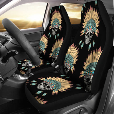 American indian Skull Pattern Universal Fit Car Seat Covers