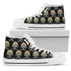 American Indian Skull Pattern Women High Top Shoes