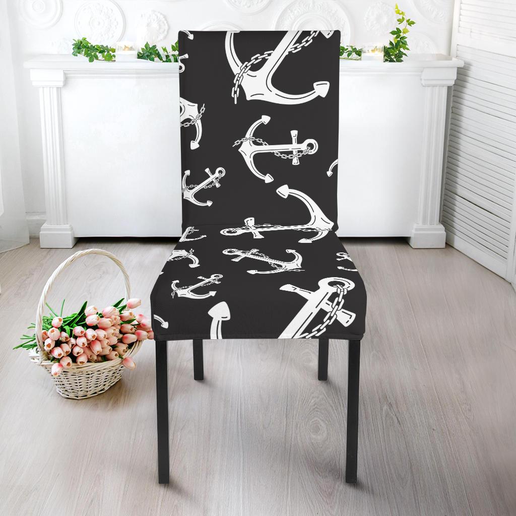 Anchor Black White Dinning Chair Slipper-JTAMIGO.COM