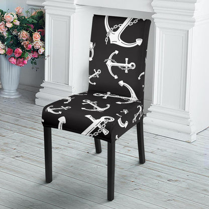 Anchor Black White Dinning Chair Slipper-JTAMIGO.COM
