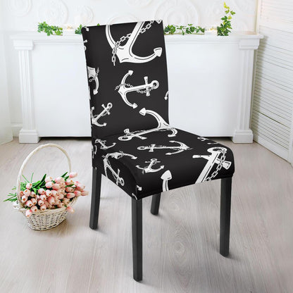 Anchor Black White Dinning Chair Slipper-JTAMIGO.COM