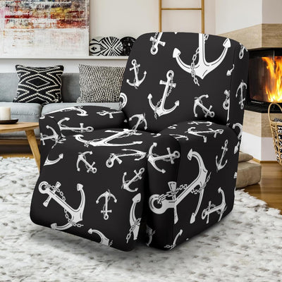 Anchor Black White Recliner Slipcover-JTAMIGO.COM