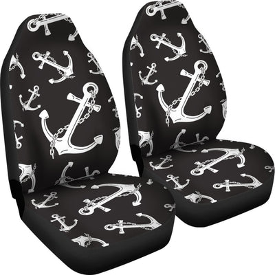 Anchor Black White Universal Fit Car Seat Covers