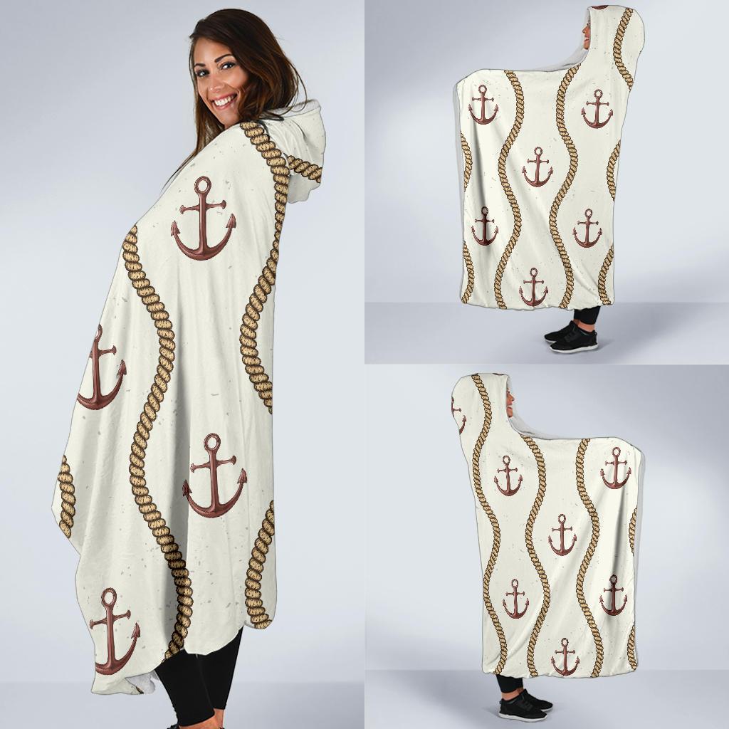 Anchor Classic Hooded Blanket-JTAMIGO.COM