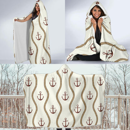 Anchor Classic Hooded Blanket-JTAMIGO.COM