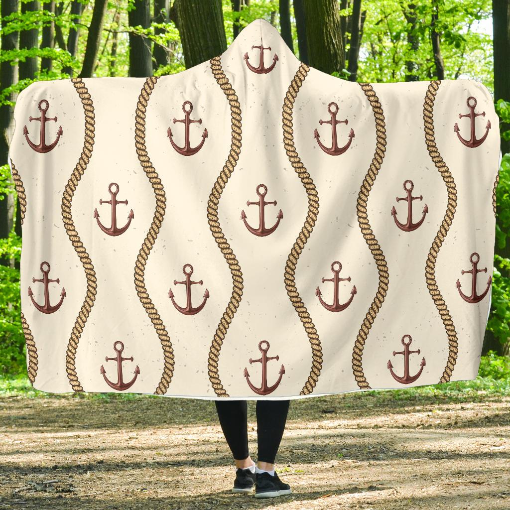Anchor Classic Hooded Blanket-JTAMIGO.COM