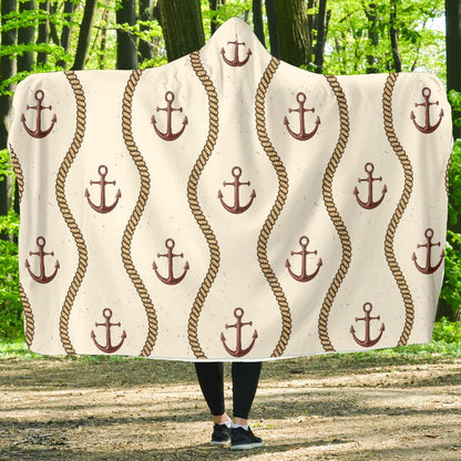 Anchor Classic Hooded Blanket-JTAMIGO.COM
