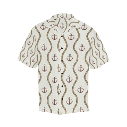 Anchor Classic Men Aloha Hawaiian Shirt