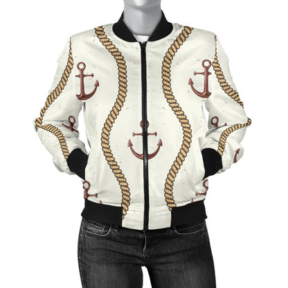 Anchor Classic Women Casual Bomber Jacket