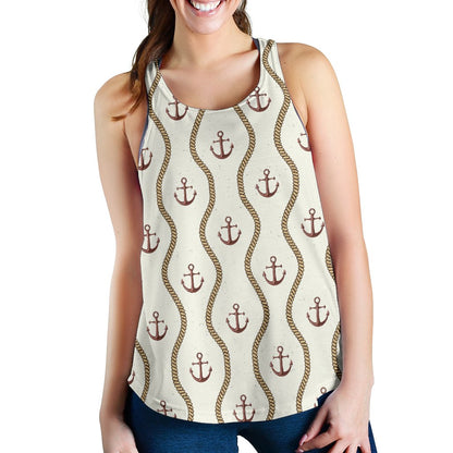 Anchor Classic Women Racerback Tank Top