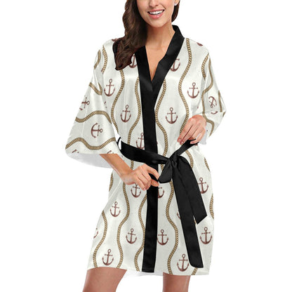 Anchor Classic Women Short Kimono Robe