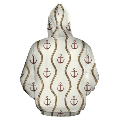 Anchor Classic Zip Up Hoodie