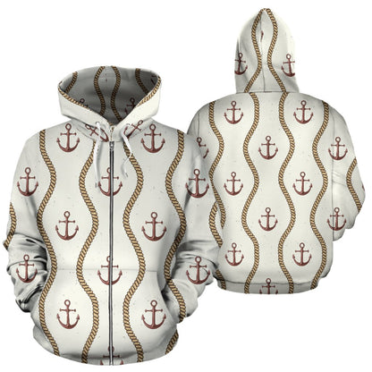 Anchor Classic Zip Up Hoodie