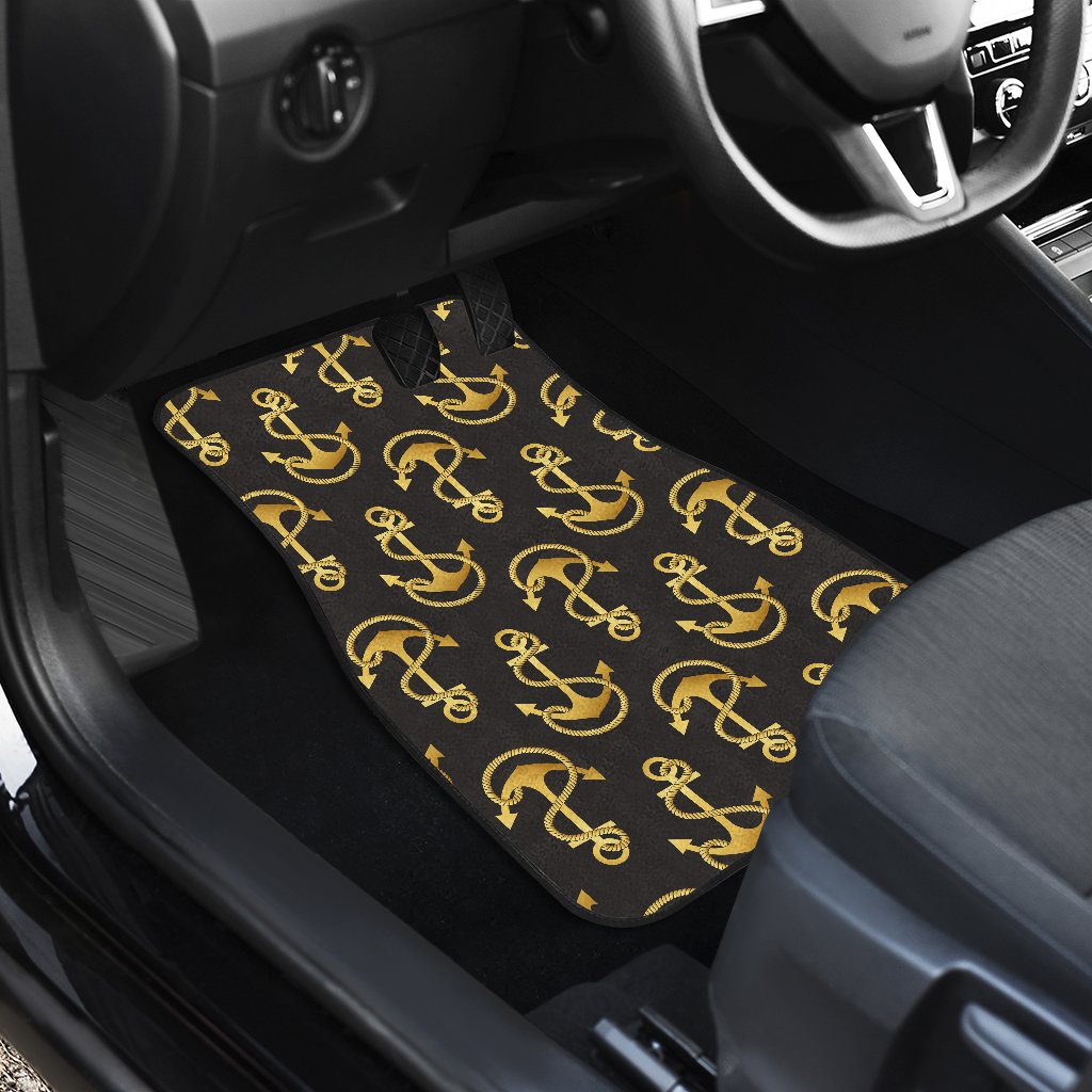 Anchor Gold Pattern Car Floor Mats