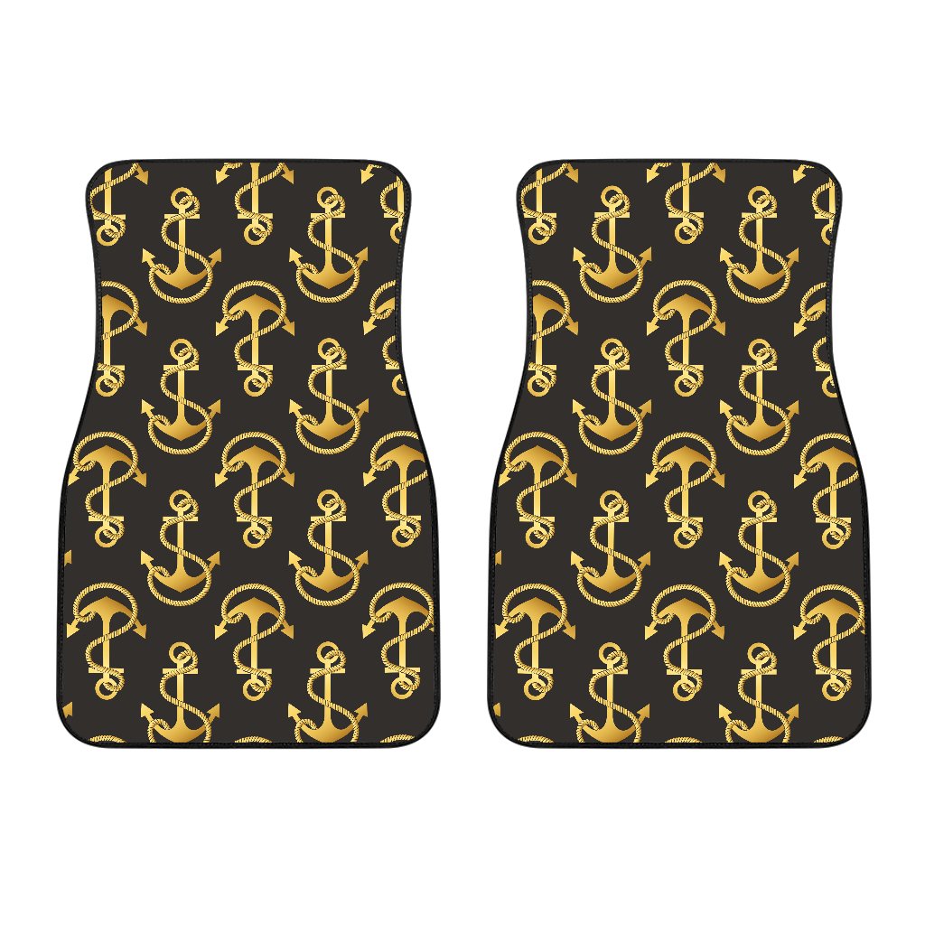 Anchor Gold Pattern Car Floor Mats