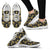 Anchor Gold Pattern Women Sneakers Shoes