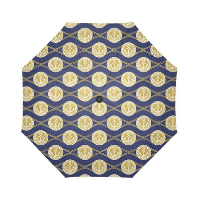 Anchor Luxury Pattern Automatic Foldable Umbrella
