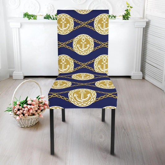 Anchor Luxury Pattern Dinning Chair Slipper-JTAMIGO.COM