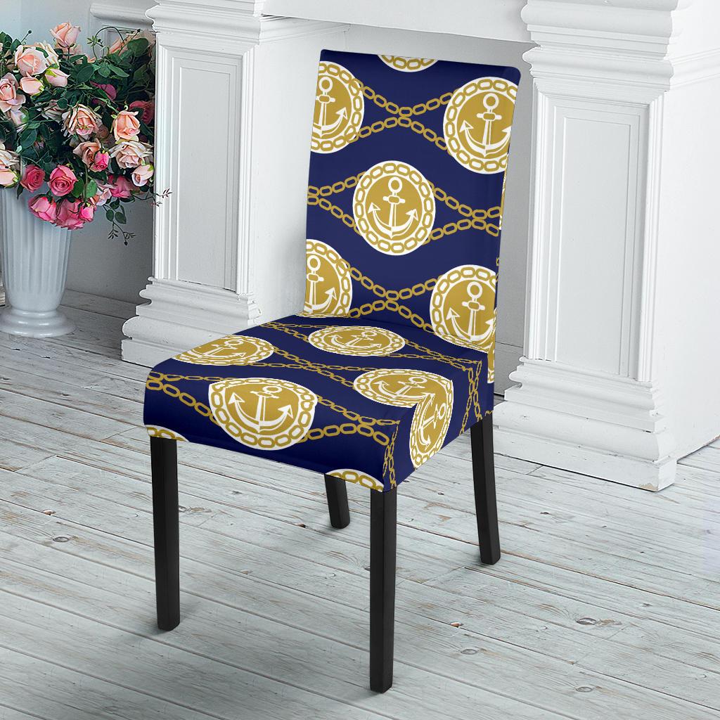 Anchor Luxury Pattern Dinning Chair Slipper-JTAMIGO.COM