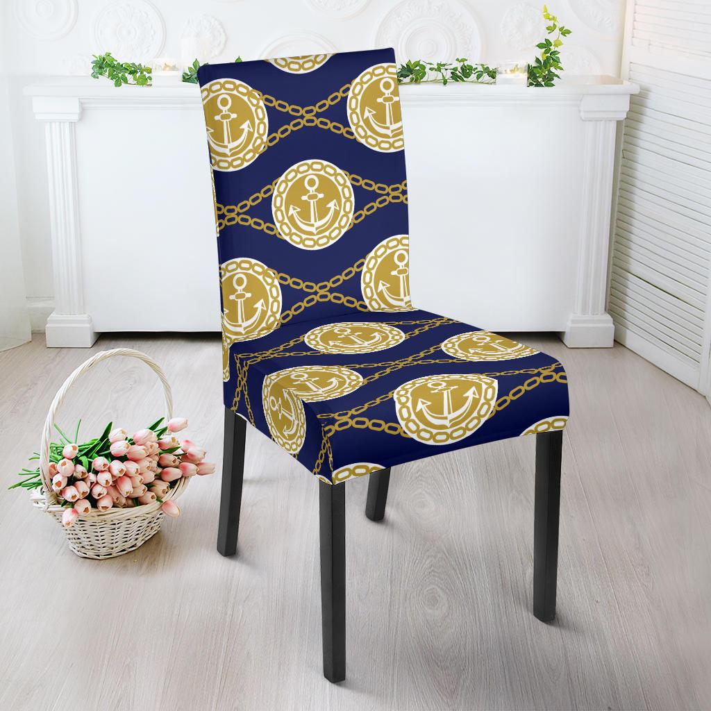 Anchor Luxury Pattern Dinning Chair Slipper-JTAMIGO.COM
