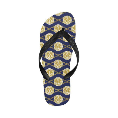 Anchor Luxury Pattern Flip Flops-JTAMIGO.COM