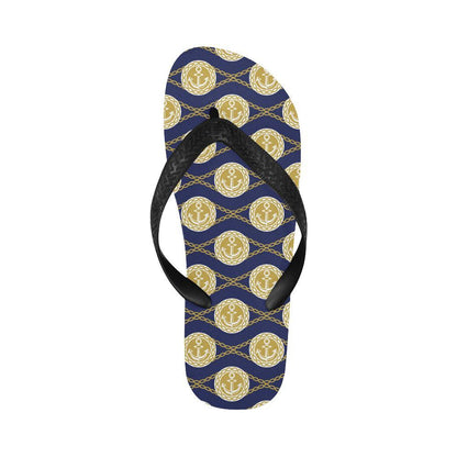 Anchor Luxury Pattern Flip Flops-JTAMIGO.COM