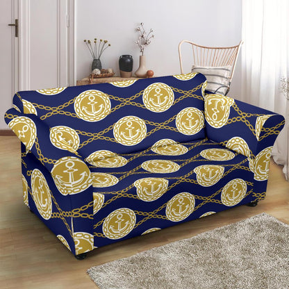 Anchor Luxury Pattern Loveseat Slipcover-JTAMIGO.COM