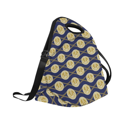 Anchor Luxury Pattern Neoprene Lunch Bag (Model 1669)(Large)-JTAMIGO.COM