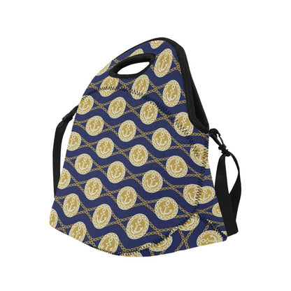 Anchor Luxury Pattern Neoprene Lunch Bag (Model 1669)(Large)-JTAMIGO.COM