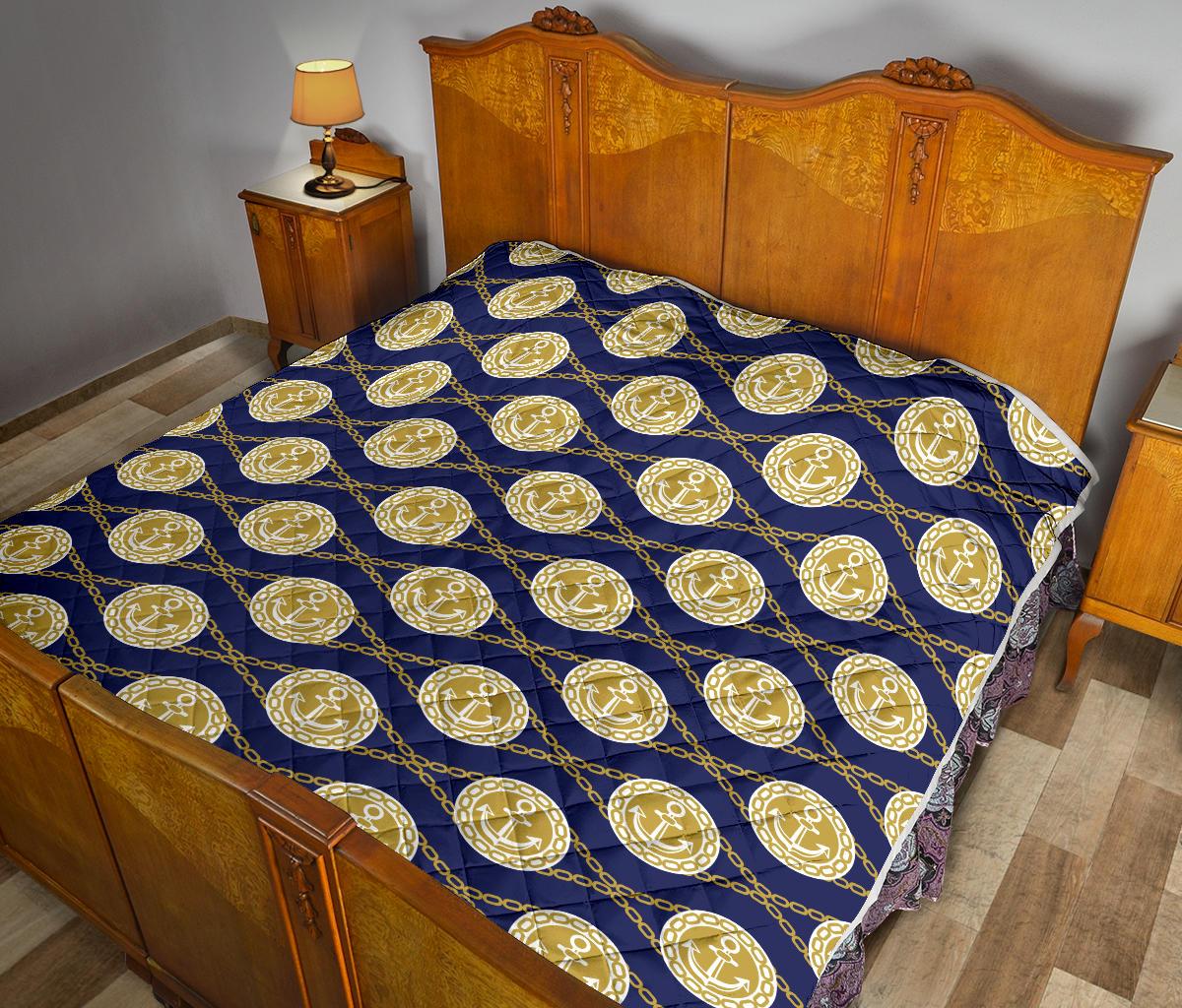 Anchor Luxury Pattern Premium Quilt-JTAMIGO.COM