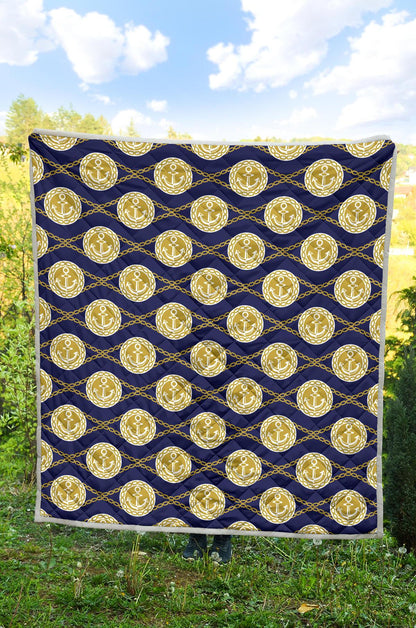Anchor Luxury Pattern Premium Quilt-JTAMIGO.COM