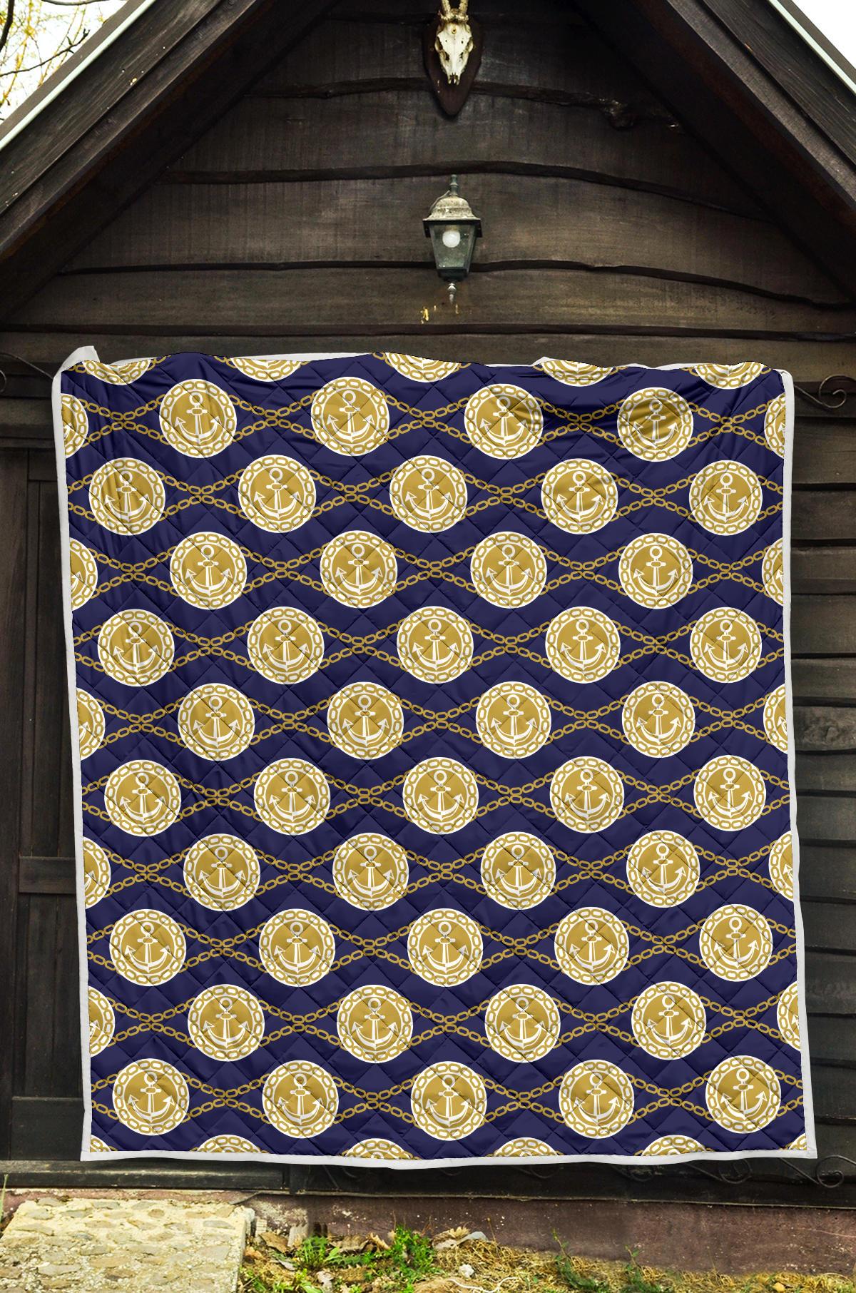 Anchor Luxury Pattern Premium Quilt-JTAMIGO.COM