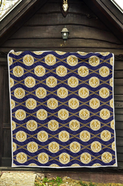 Anchor Luxury Pattern Premium Quilt-JTAMIGO.COM