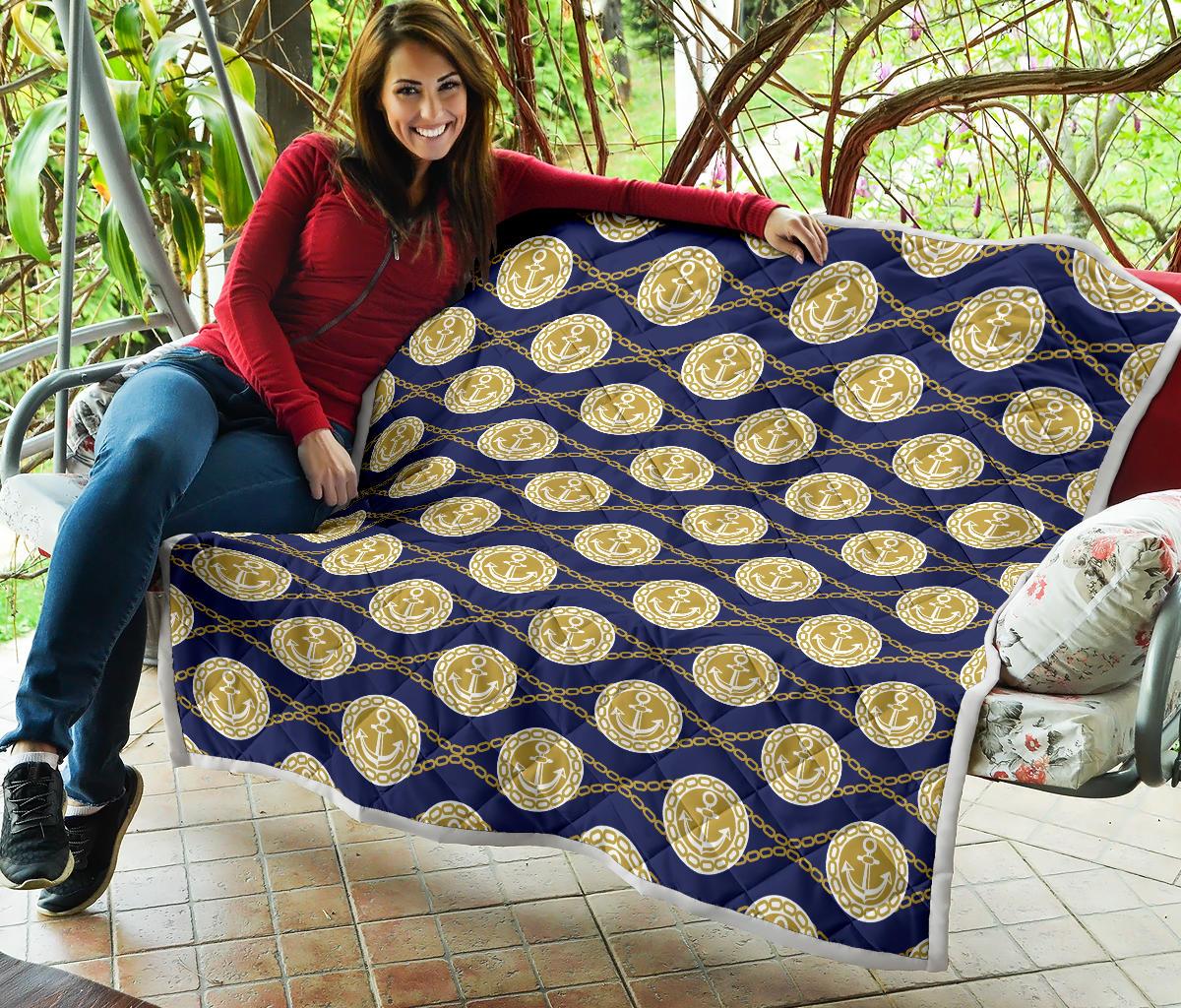 Anchor Luxury Pattern Premium Quilt-JTAMIGO.COM
