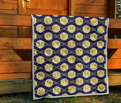 Anchor Luxury Pattern Premium Quilt-JTAMIGO.COM