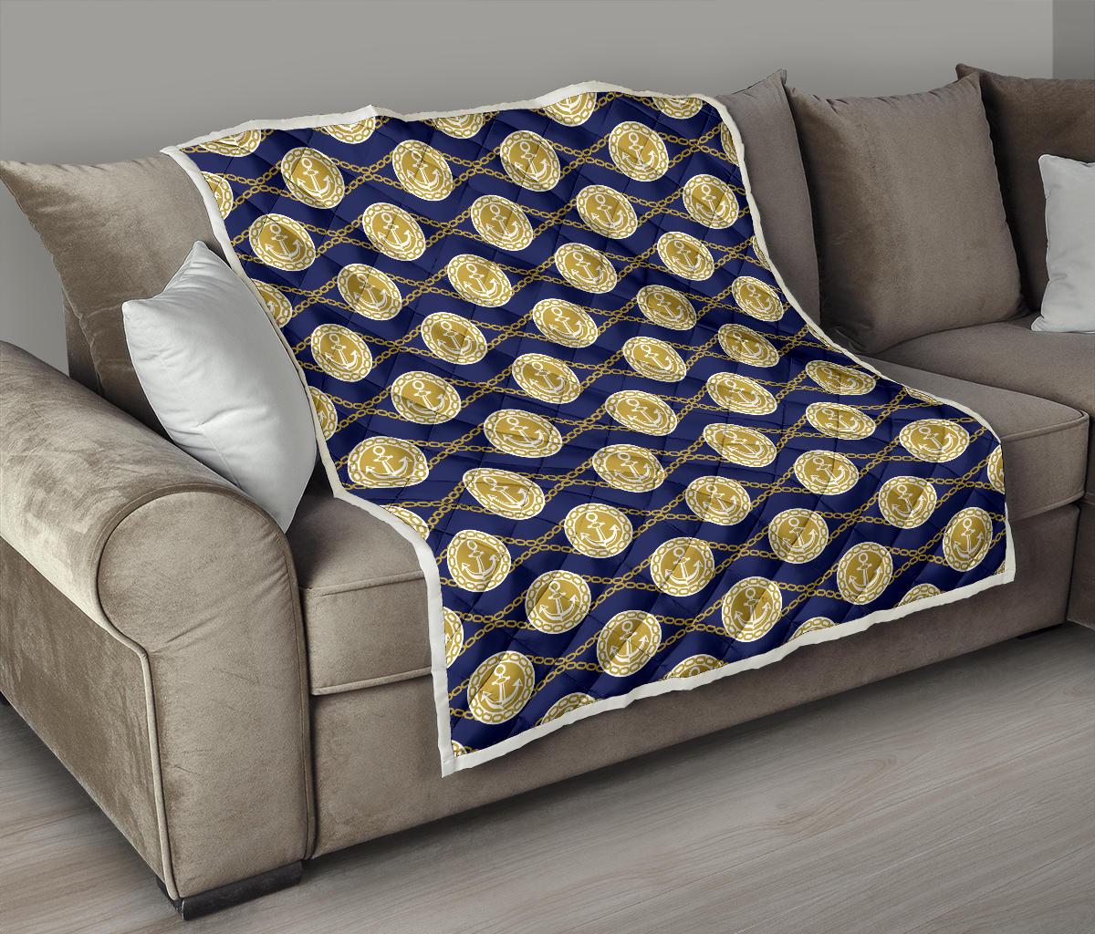 Anchor Luxury Pattern Premium Quilt-JTAMIGO.COM