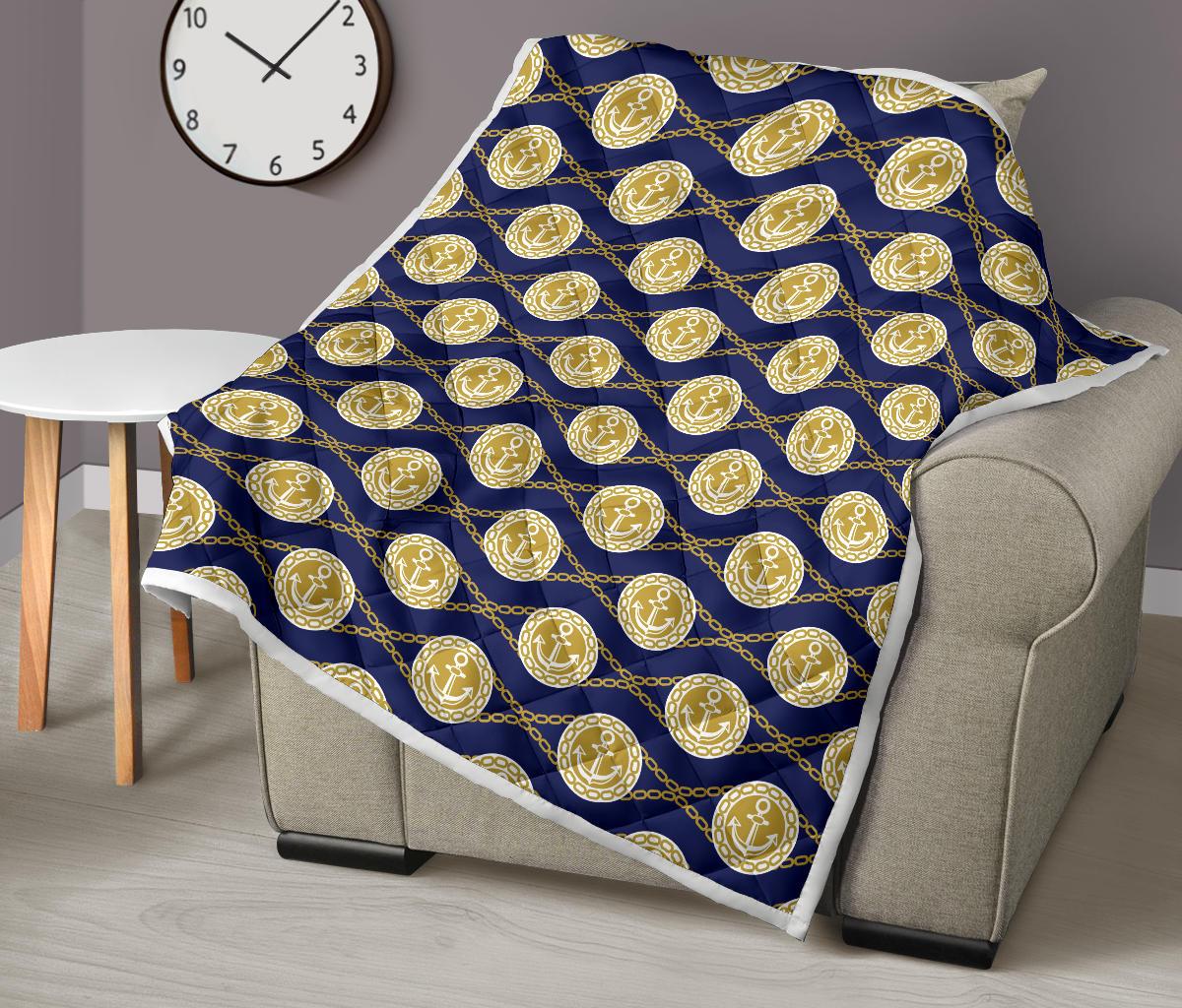 Anchor Luxury Pattern Premium Quilt-JTAMIGO.COM