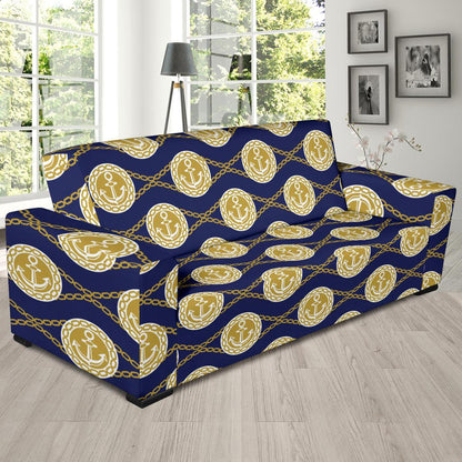 Anchor Luxury Pattern Sofa Slipcover-JTAMIGO.COM
