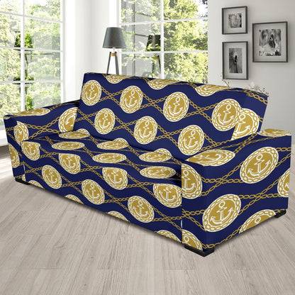 Anchor Luxury Pattern Sofa Slipcover-JTAMIGO.COM